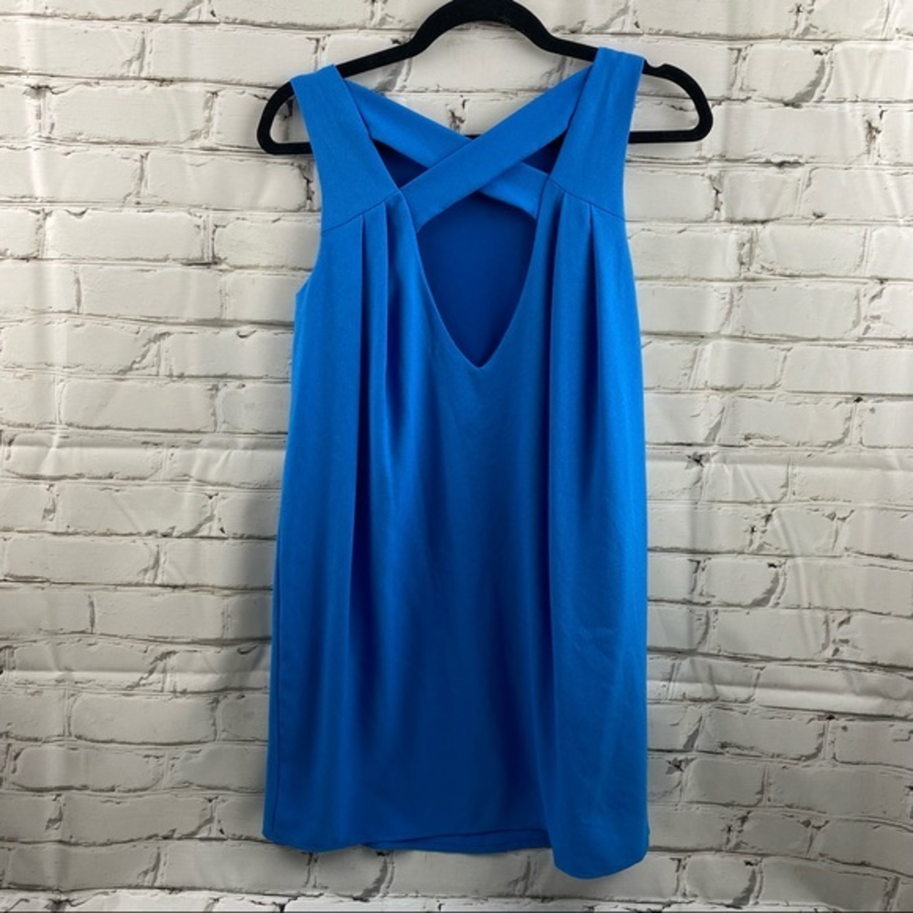Oddy Shift Dress with Cross Back and Liner